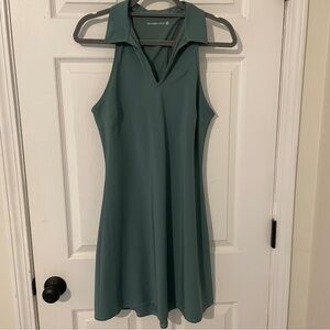 Abercrombie & Fitch Traveler Athletic Dress Eucalyptus Green size medium tall